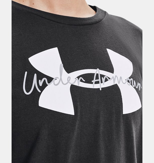 Womens UA Logo Script T-Shirt